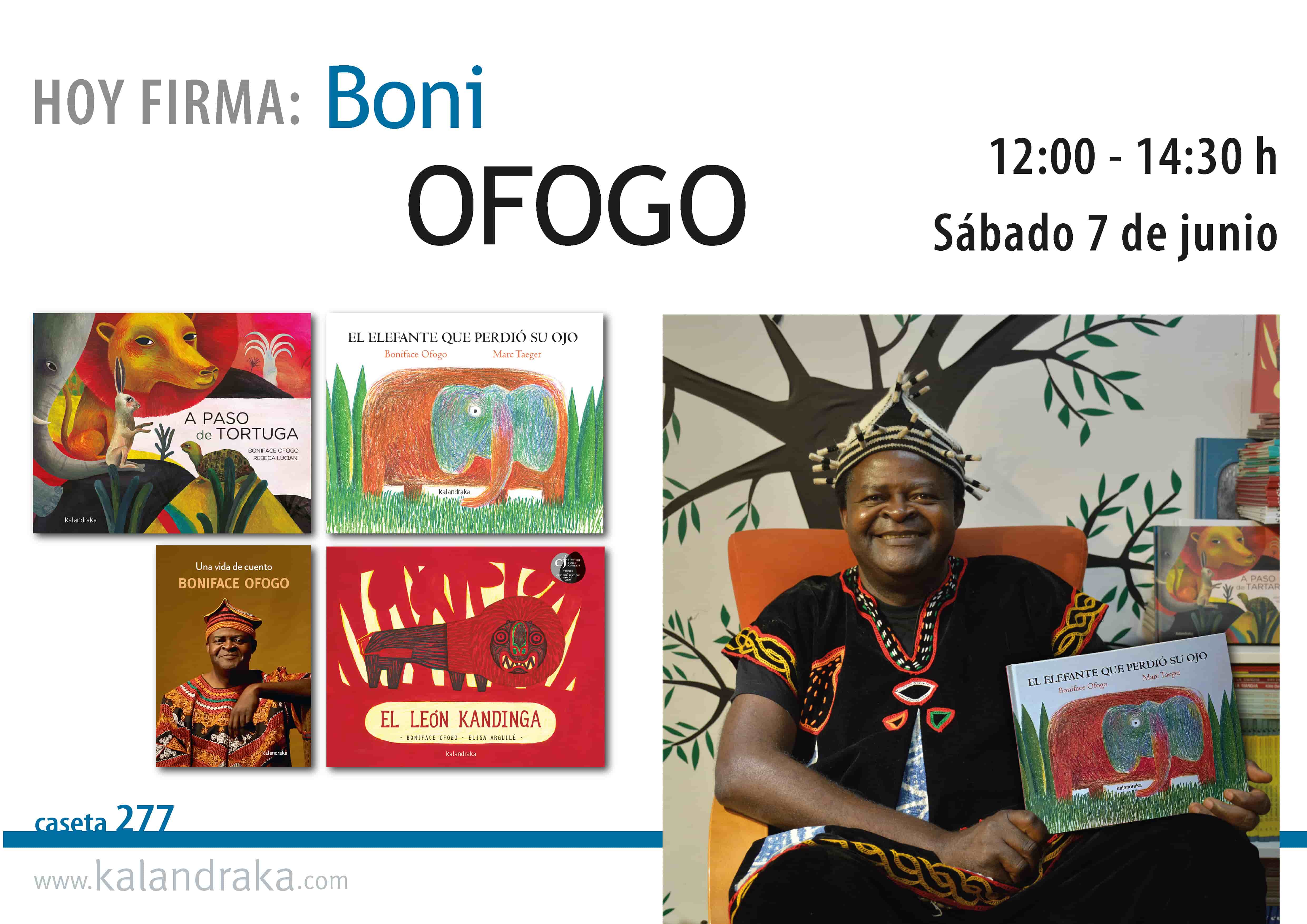 FERIA DEL LIBRO DE MADRID: BONIFACE OFOGO (II) FERIA DEL LIBRO DE MADRID: BONIFACE OFOGO (II)