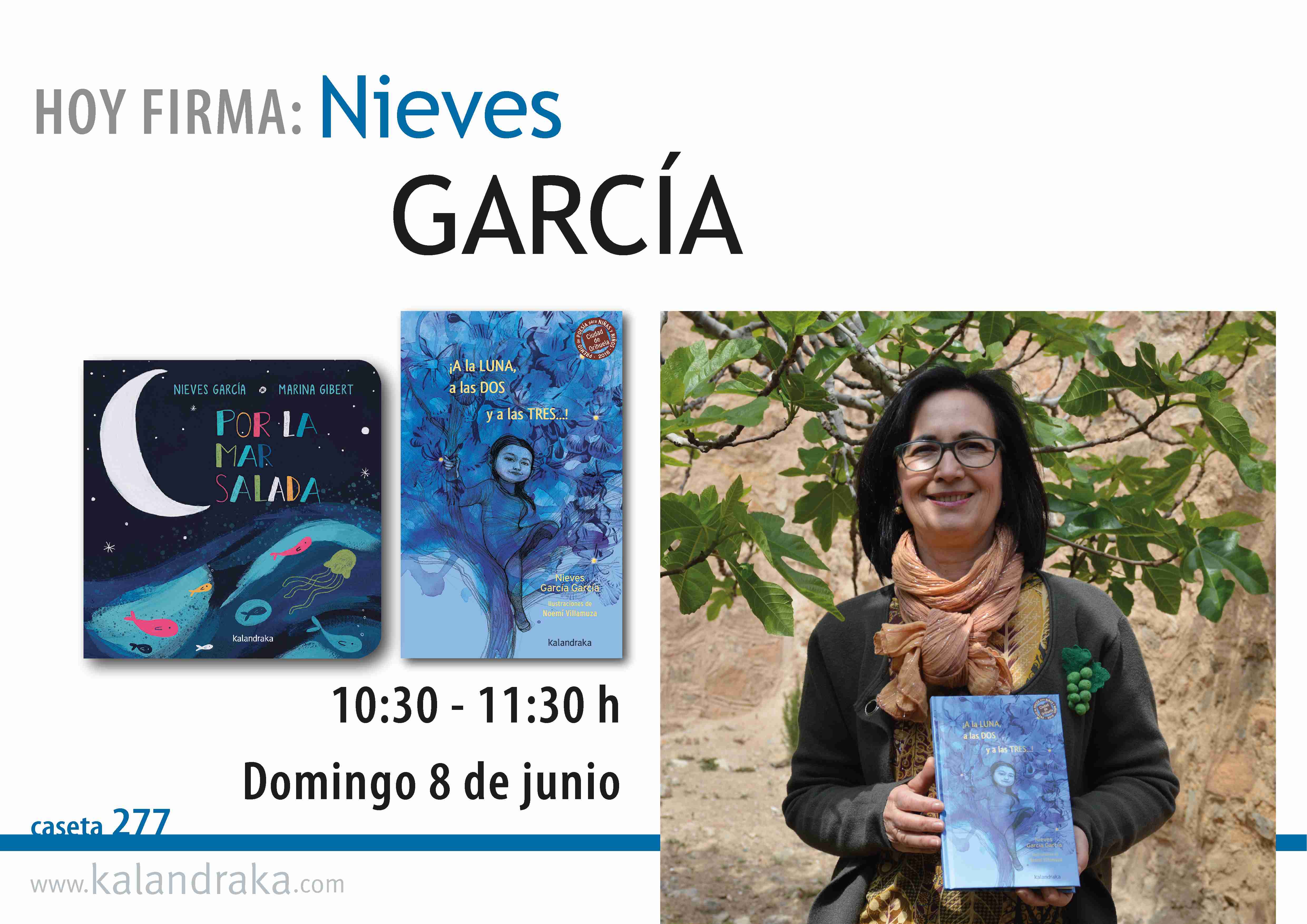 FERIA DEL LIBRO DE MADRID: NIEVES GARCÍA