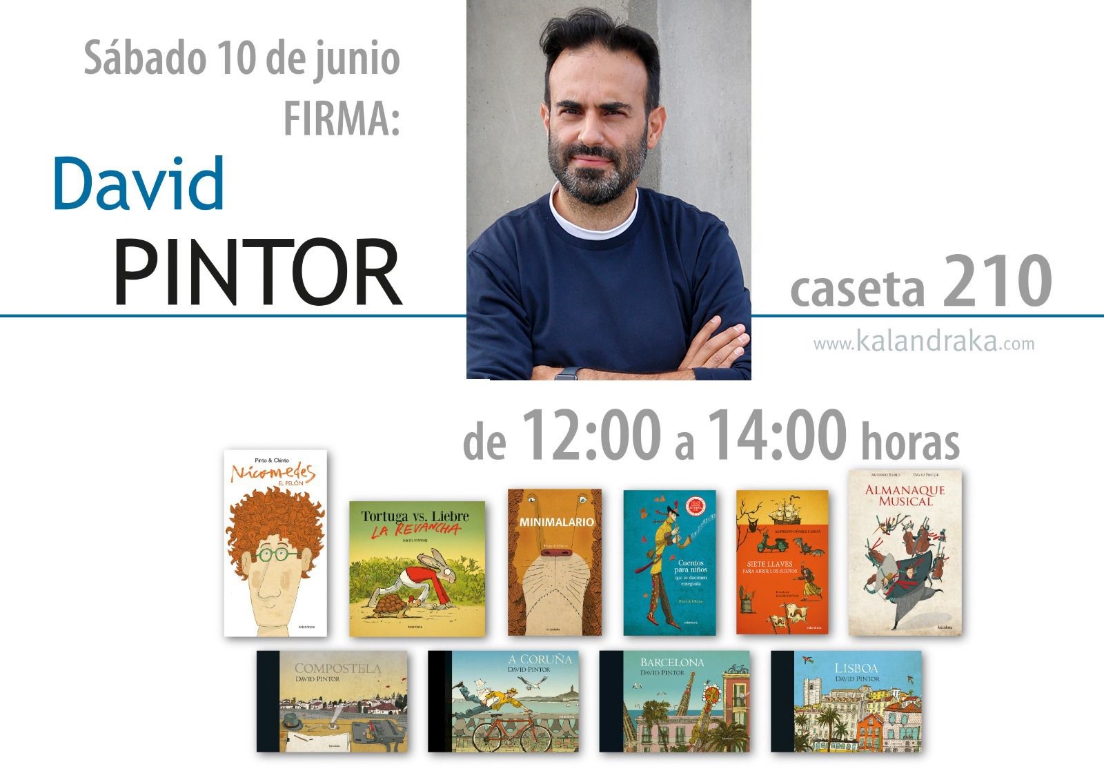 FERIA DEL LIBRO DE MADRID: FIRMA DE DAVID PINTOR