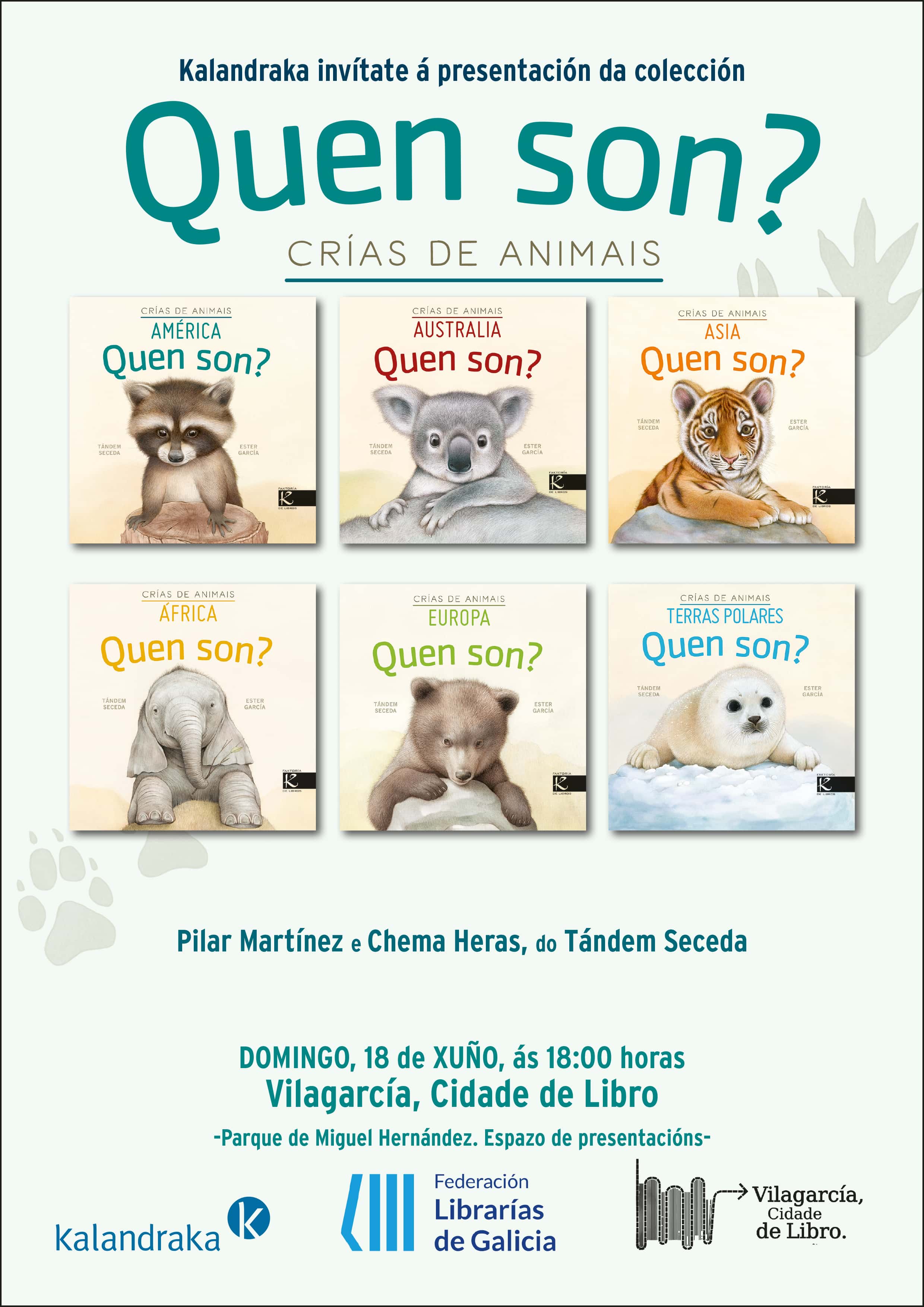 VILAGARCÍA, CIDADE DE LIBRO: TÁNDEM SECEDA PRESENTA VILAGARCÍA, CIDADE DE LIBRO: TÁNDEM SECEDA PRESENTA