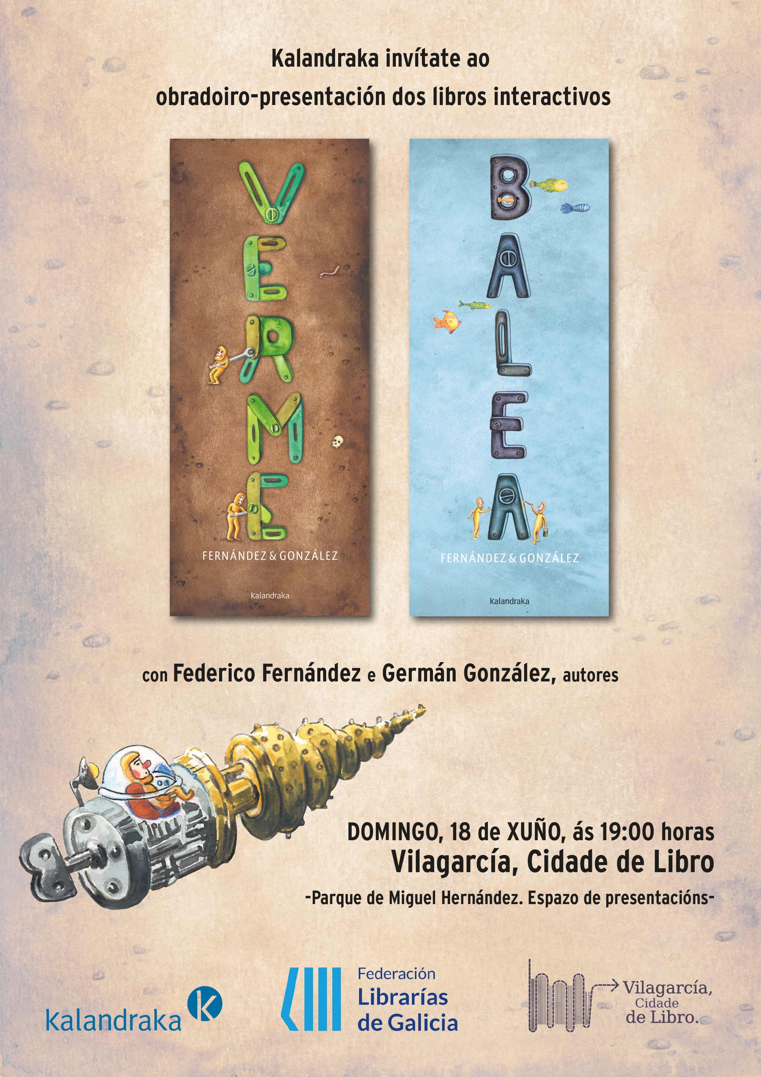 VILAGARCÍA, CIDADE DE LIBRO: FERNÁNDEZ&GONZÁLEZ PRESENTAN 