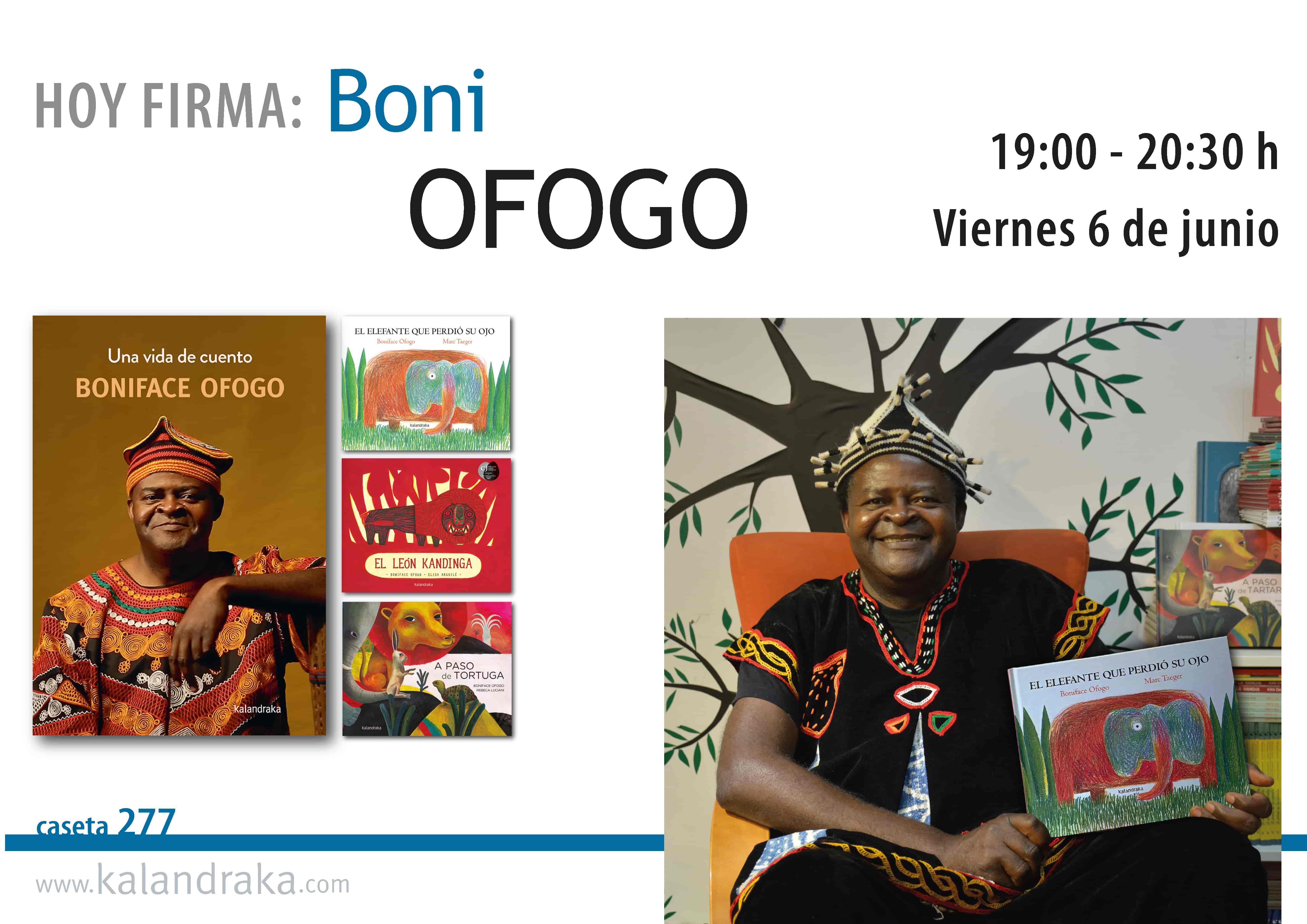 FERIA DEL LIBRO DE MADRID: BONIFACE OFOGO