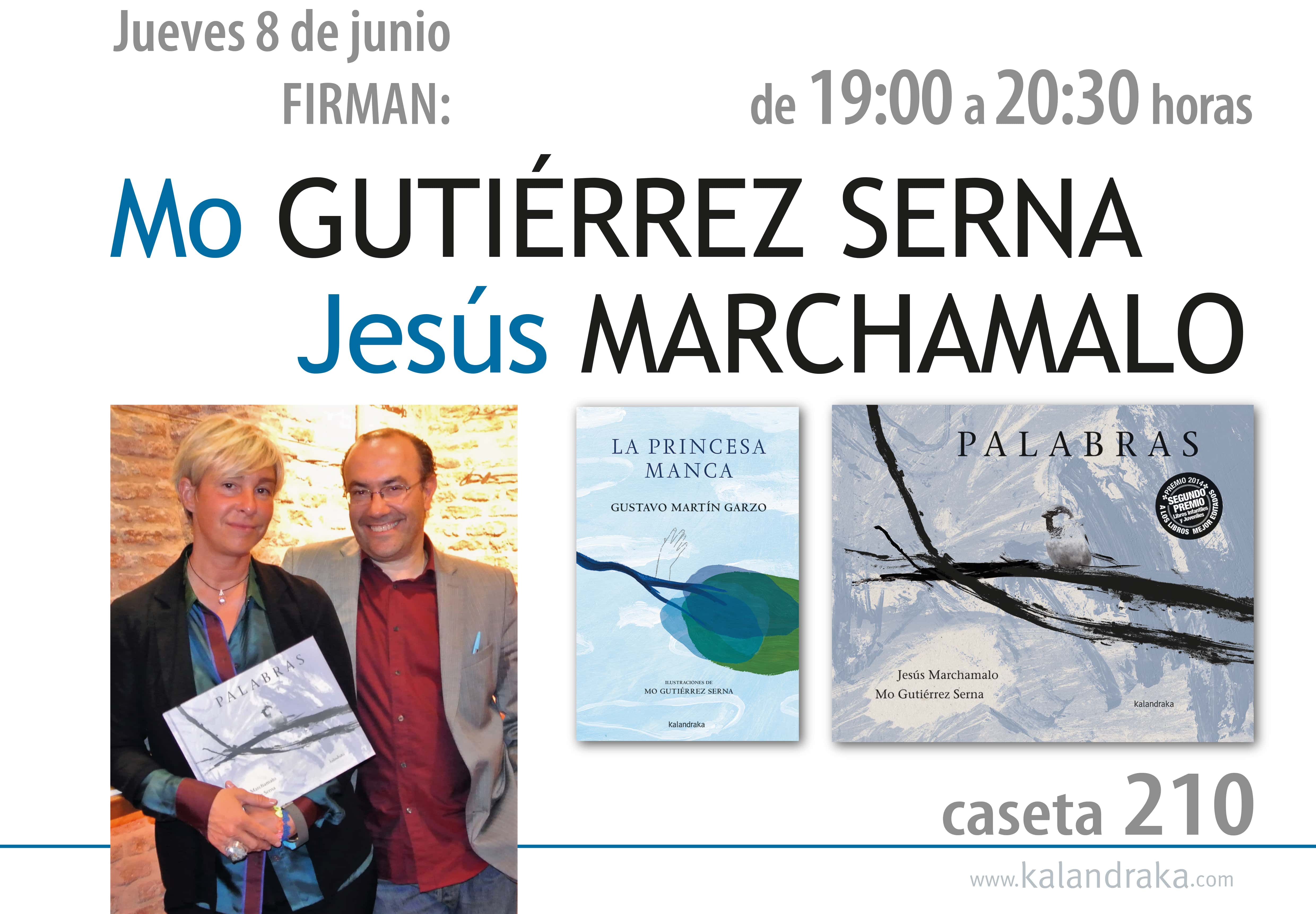 FERIA DEL LIBRO DE MADRID: FIRMA DE JESÚS MARCHAMALO Y MO GUTIÉRREZ SERNA