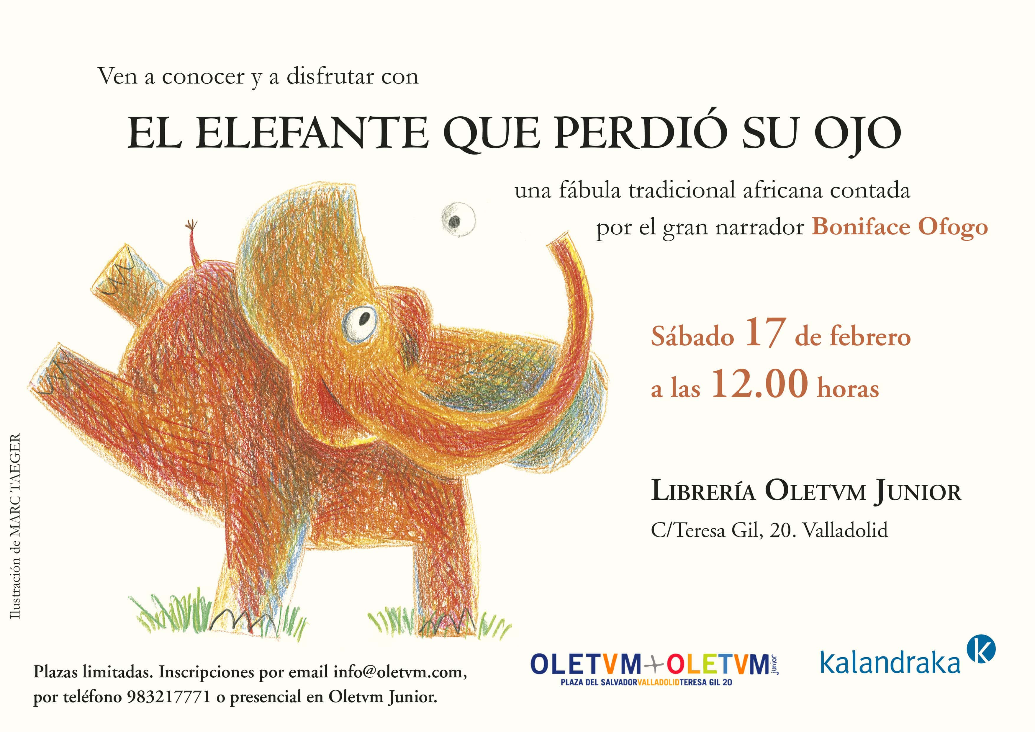 BONI OFOGO EN LA LIBRERÍA OLETVM DE VALLADOLID