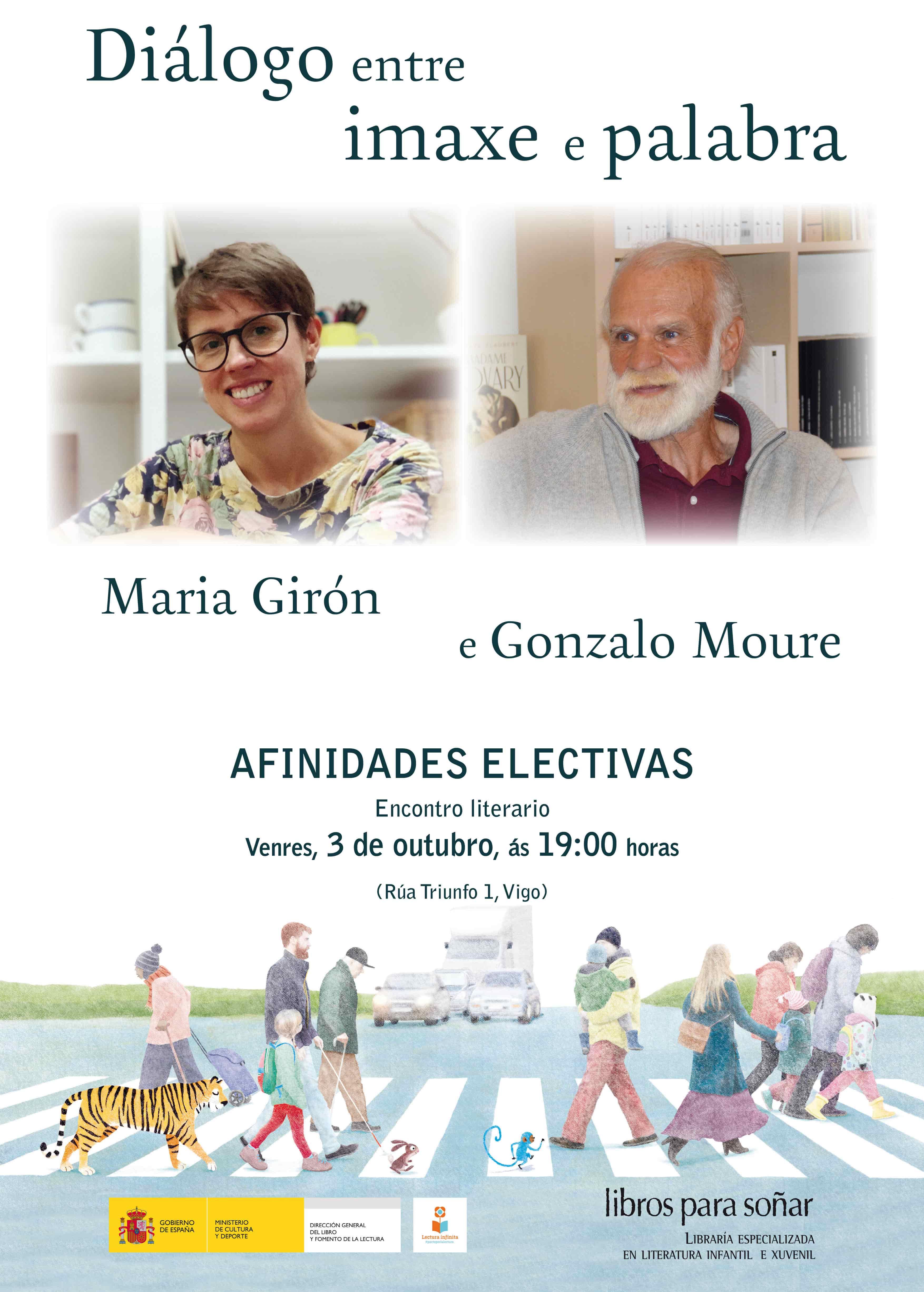 AFINIDADES ELECTIVAS EN LIBROS PARA SOÑAR: MARIA GIRÓN E GONZALO MOURE