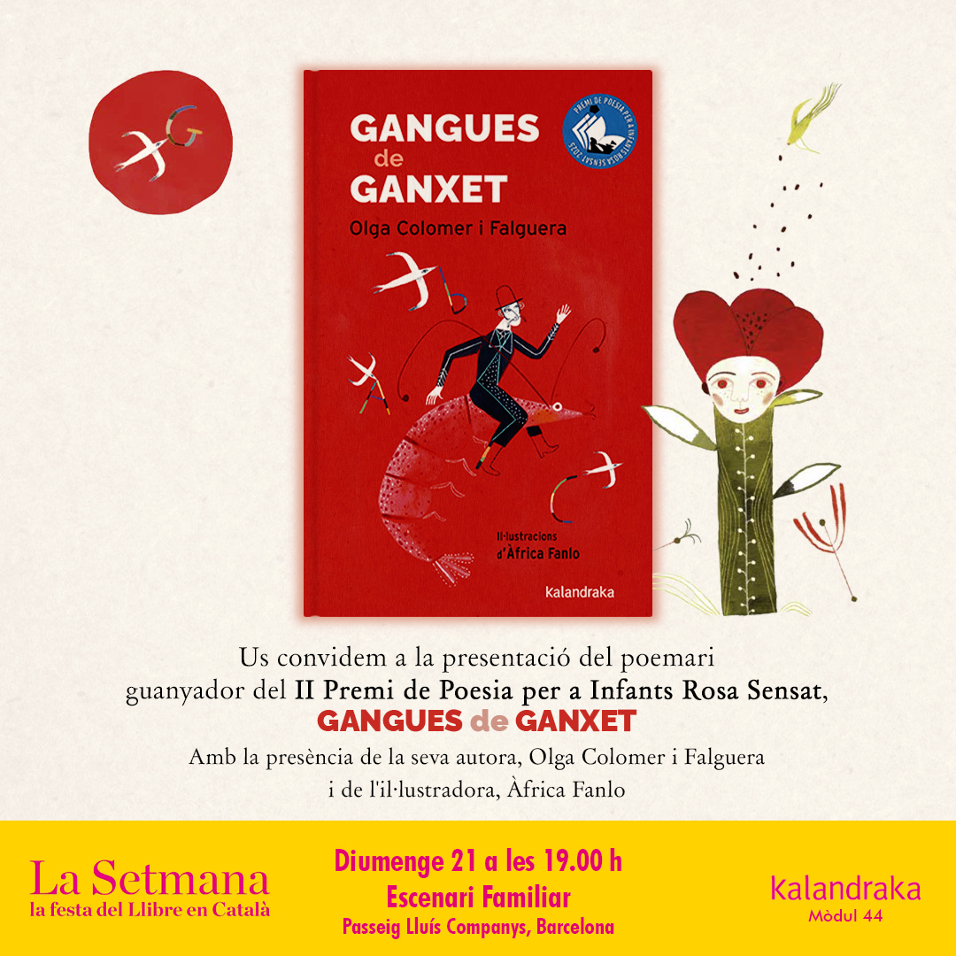 LA SETMANA DEL LLIBRE EN CATALÀ 2025 - PRESENTACIÓ DEL II PREMI DE POESIA PER A INFANTS ROSA SENSAT
