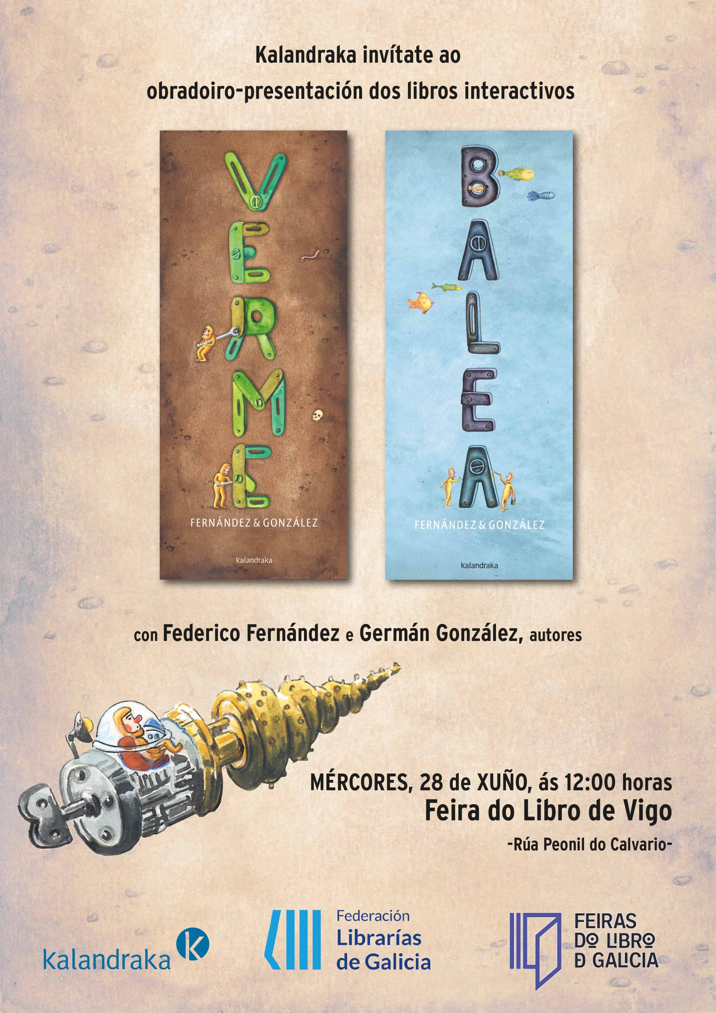 FEIRA DO LIBRO DE VIGO: OBRADOIRO-PRESENTACIÓN DE 