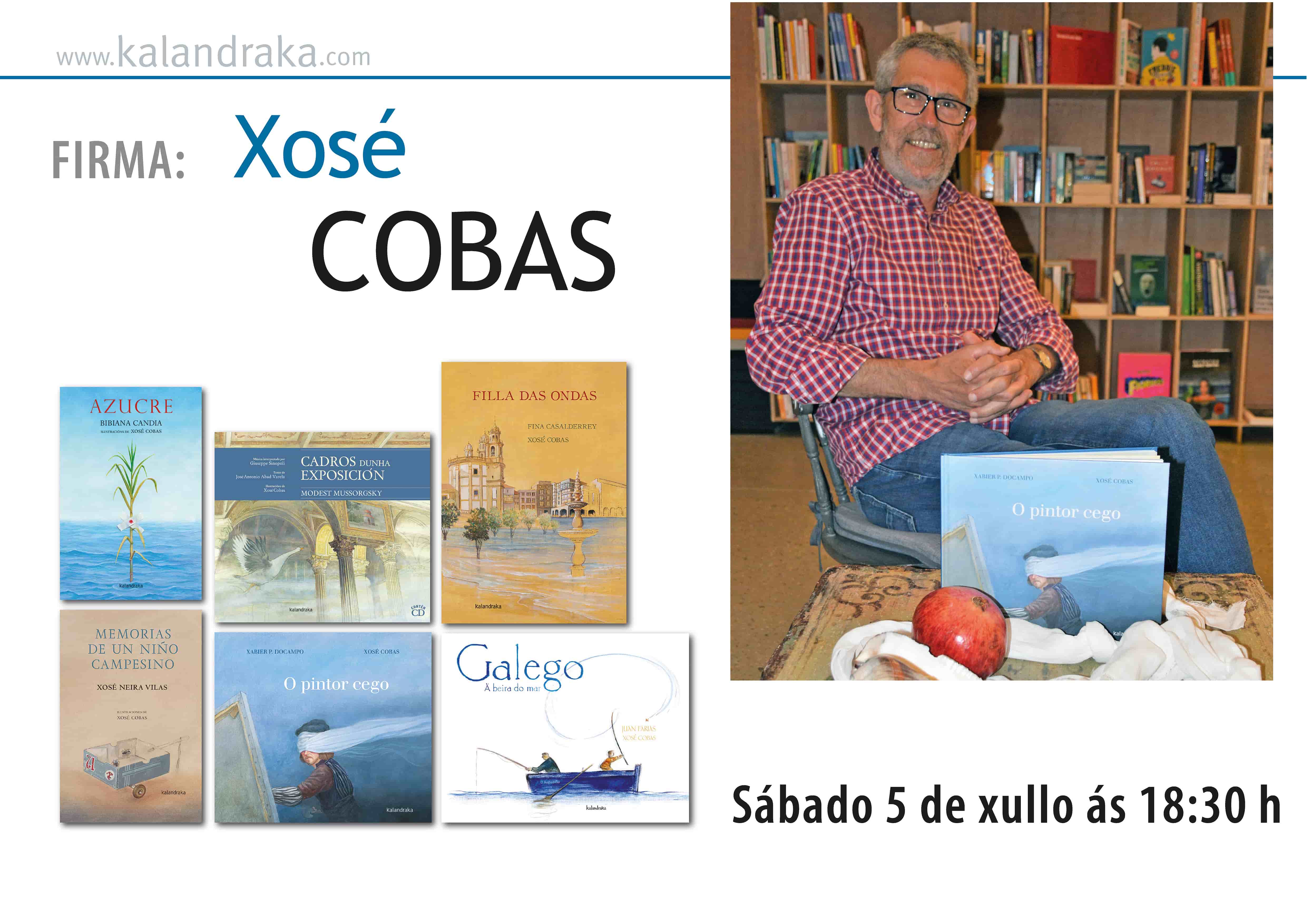 FEIRA DO LIBRO DE VIGO: XOSÉ COBAS NA CASETA DE LIBROS PARA SOÑAR