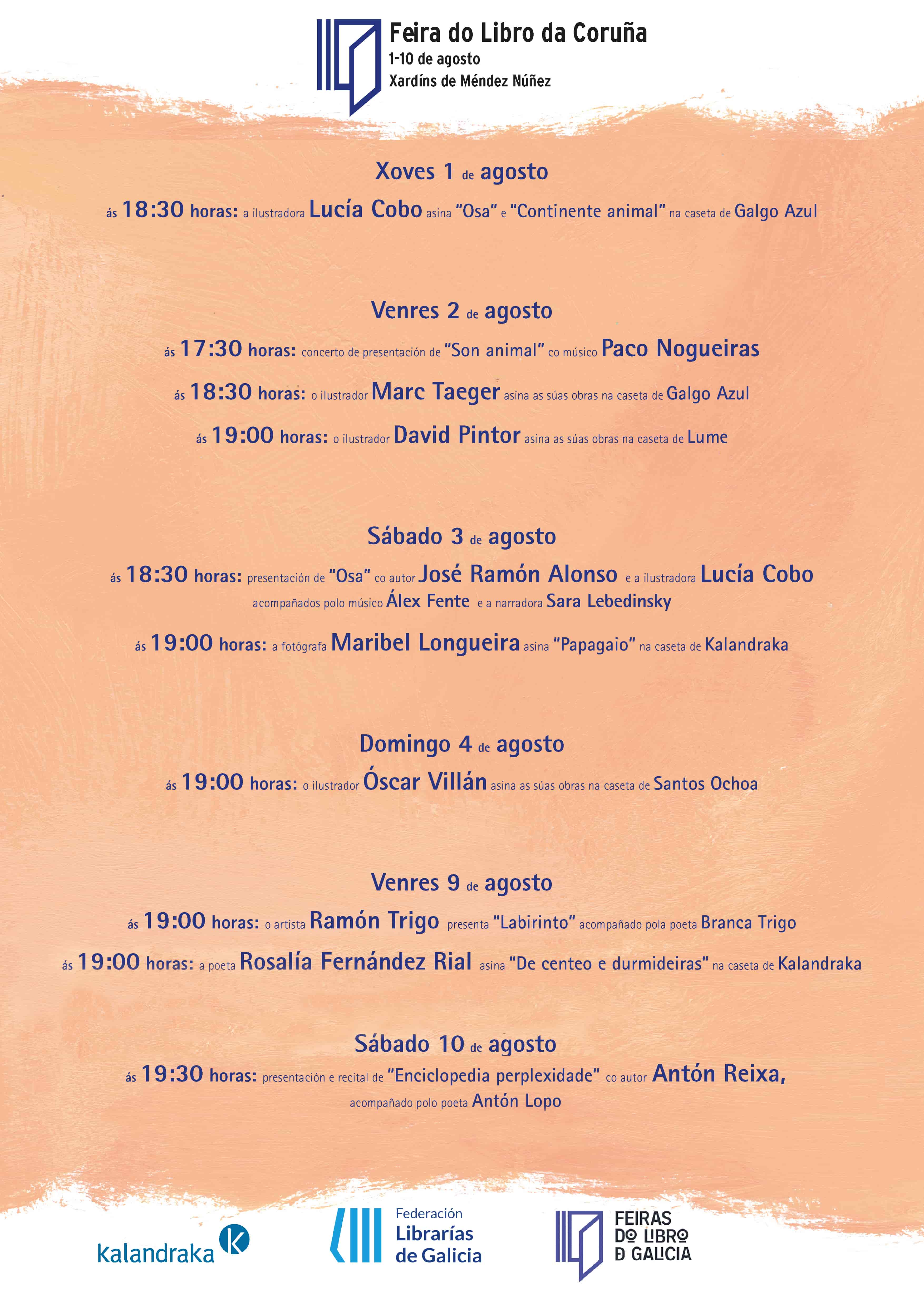 FEIRA DO LIBRO DA CORUÑA 2024 FEIRA DO LIBRO DA CORUÑA 2024