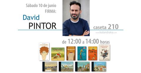 FERIA DEL LIBRO DE MADRID: FIRMA DE DAVID PINTOR