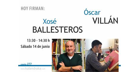 FERIA DEL LIBRO DE MADRID: XOSÉ BALLESTEROS Y ÓSCAR VILLÁN