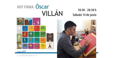 FERIA DEL LIBRO DE MADRID: ÓSCAR VILLÁN