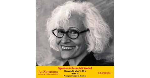 A SETMANA DEL LLIBRE EN CATALÀ 2025 - SIGNATURES DE CARME SOLÉ VENDRELL