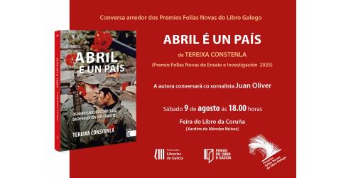 FEIRA DO LIBRO DA CORUÑA: CONVERSA CON TEREIXA CONSTENLA ARREDOR DE 