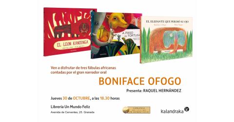 CUENTOS AFRICANOS CON BONIFACE OFOGO EN GRANADA