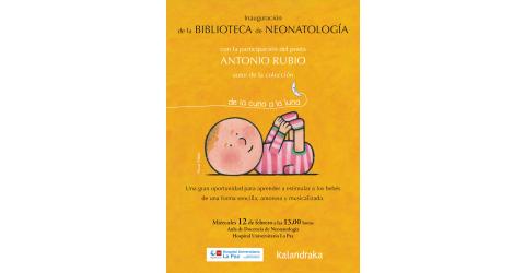 ANTONIO RUBIO INAUGURA LA BIBLIOTECA DE NEONATOLOGÍA DEL HOSPITAL LA PAZ