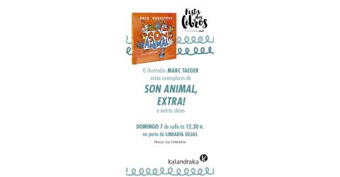 FESTA DOS LIBROS DE PONTEVEDRA: MARC TAEGER ASINA “SON ANIMAL” E OUTRAS OBRAS