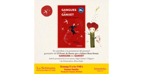 LA SETMANA DEL LLIBRE EN CATALÀ 2025 - PRESENTACIÓ DEL II PREMI DE POESIA PER A INFANTS ROSA SENSAT